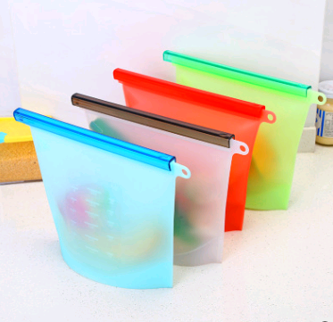 Silicone fresh-keeping bag vacuum sealed