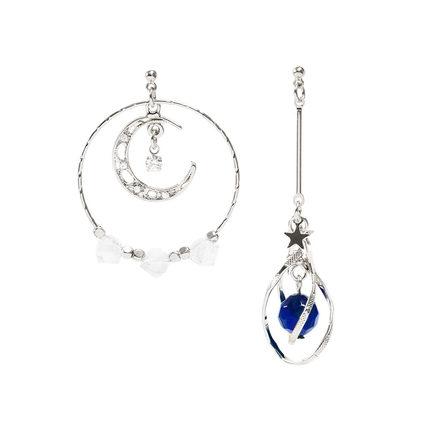 Asymmetrical Star Earrings