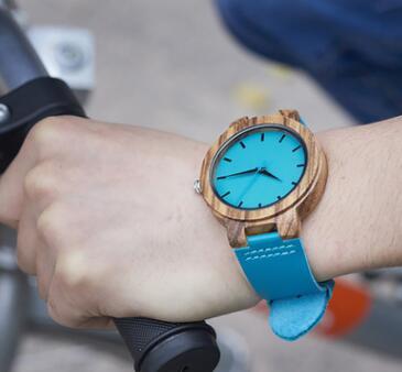 Bobo bird leather strap couple bamboo