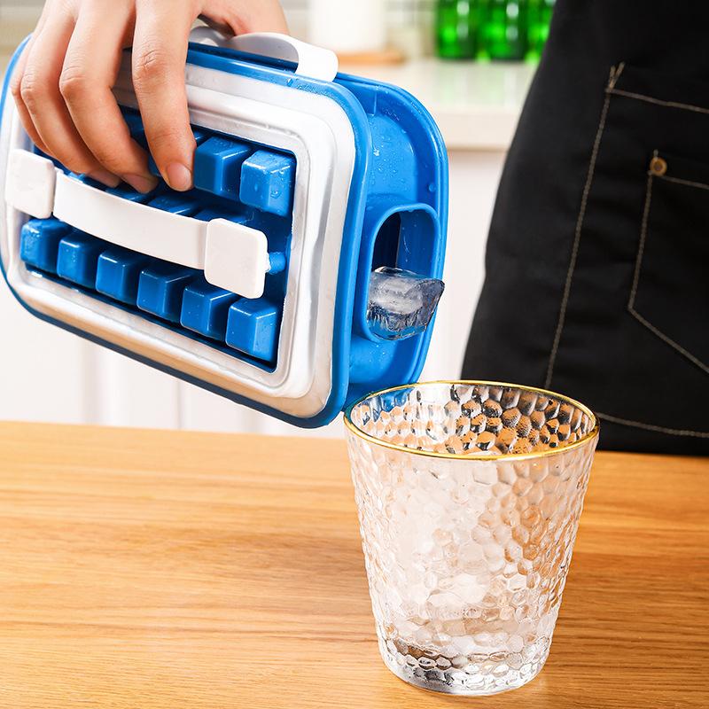 Silicone Ice Cube 36 Grids Tray DIY Ice Cream Kettle Mold
