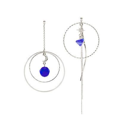Asymmetrical Star Earrings