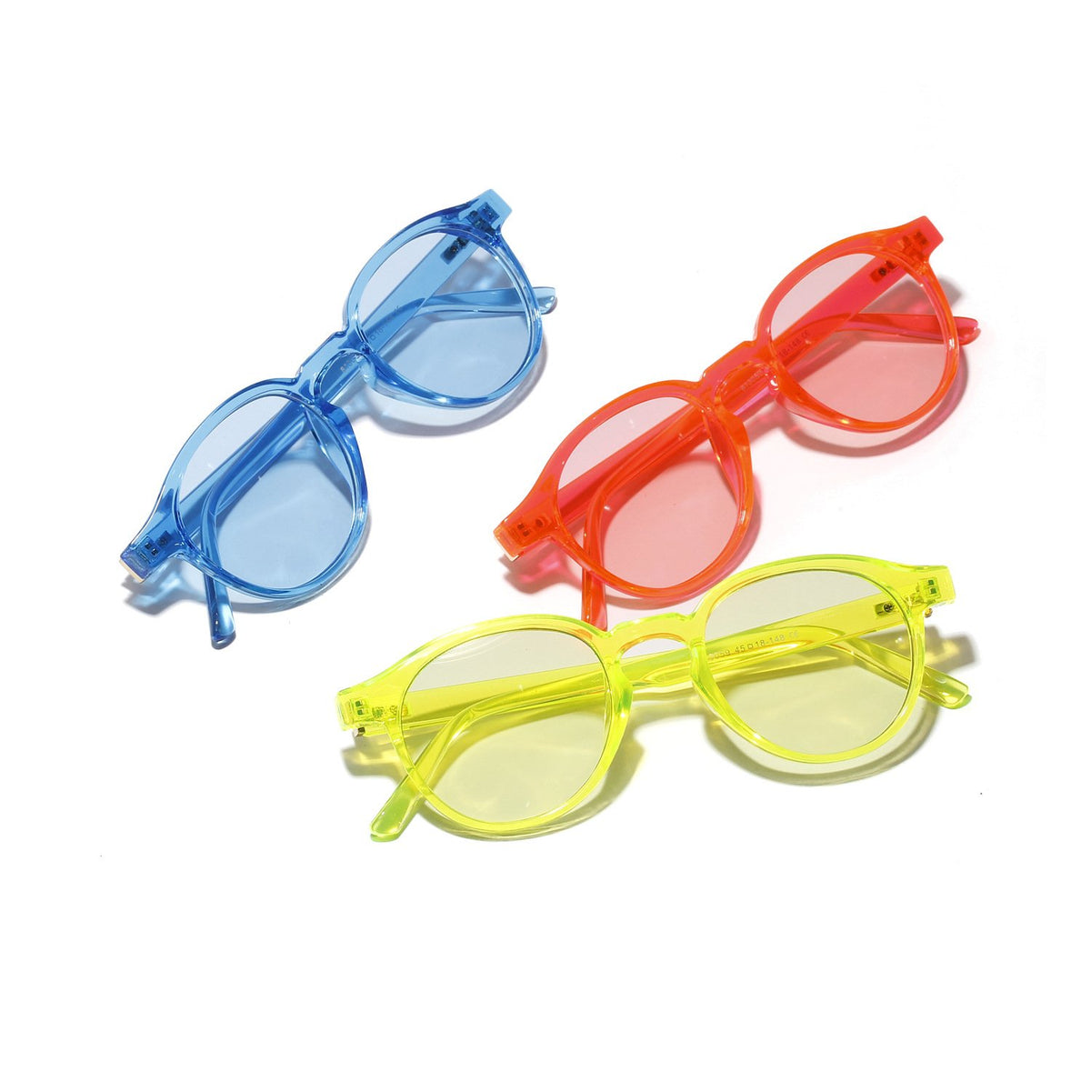 Candy-colored sunglasses