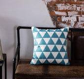 Modern geometric office pillow cushion