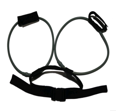 Leg muscle training rope