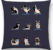 Dog animal printed pillow case