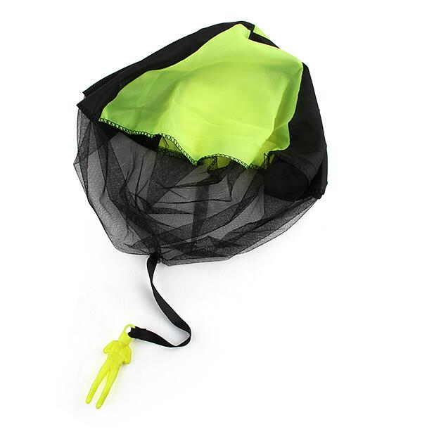 Children's hand throw parachute toy soldier parachute outdoor children's toy bucket