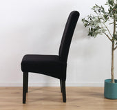 Large slanting knit padded chair cover