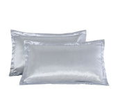 Pure color silk single pillow case