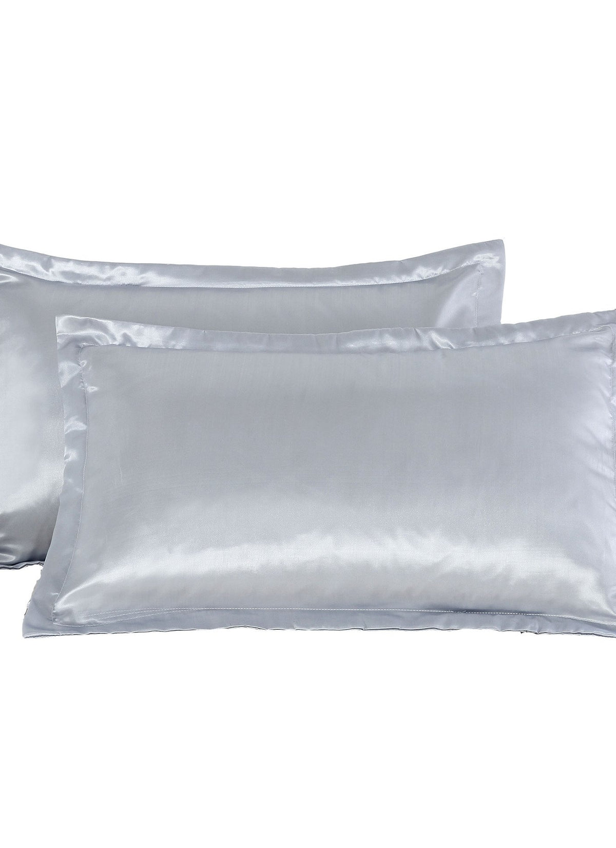 Pure color silk single pillow case
