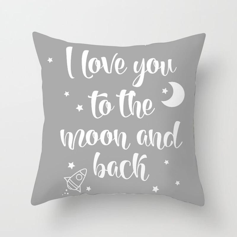 Star moon cartoon pillowcase