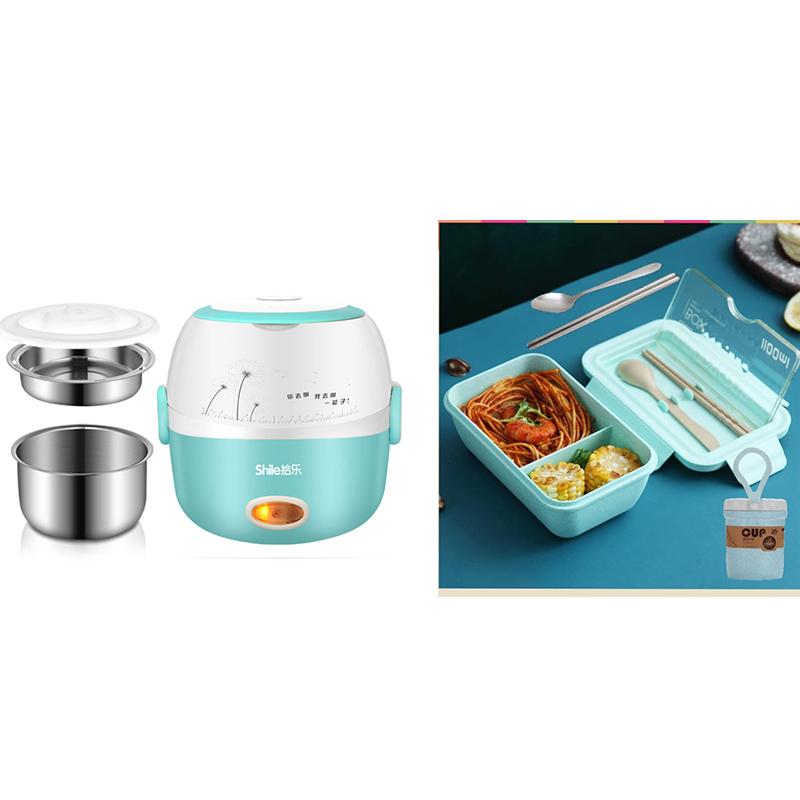 Pluggable heating lunch box
