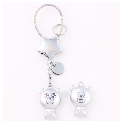 Millers keychain female creative kitten key pendant female cute key ring ring simple key chain couple