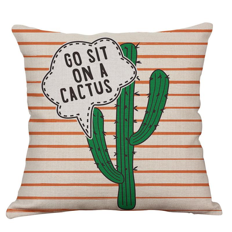 Cartoon creative cactus prickly pear