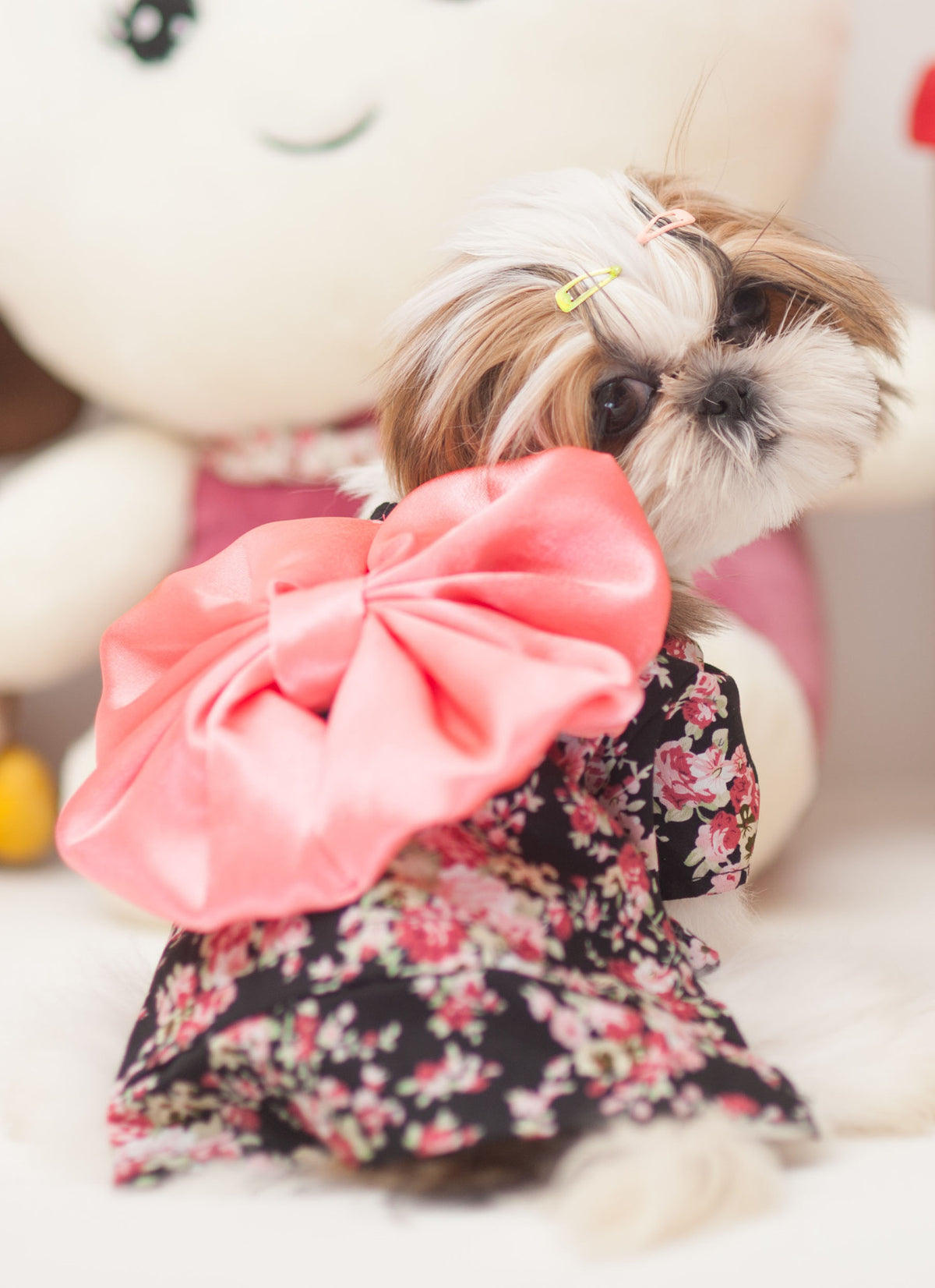 Ropa Perro Kimono Con Moño