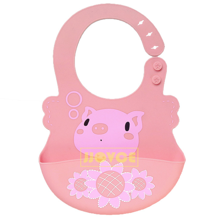 16 styles JJOVCE Children''s and Infants Silica Adjustable Stereo Bib Waterproof Soft Bib Food Bib/Copyright Products