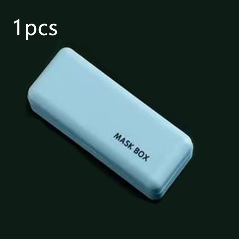 Portable mask storage box