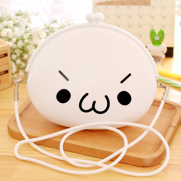 003 Korean cartoon creative zero purse lady silicone lovable wallet for children's coin zero purse wholesale