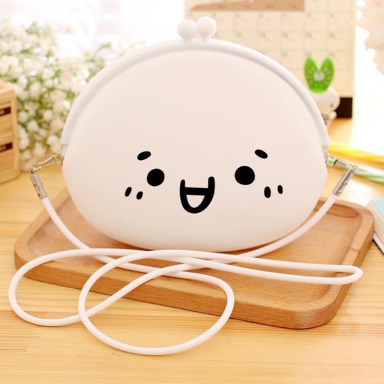 003 Korean cartoon creative zero purse lady silicone lovable wallet for children's coin zero purse wholesale