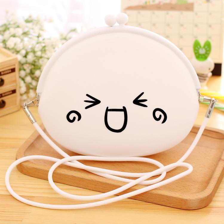 003 Korean cartoon creative zero purse lady silicone lovable wallet for children's coin zero purse wholesale