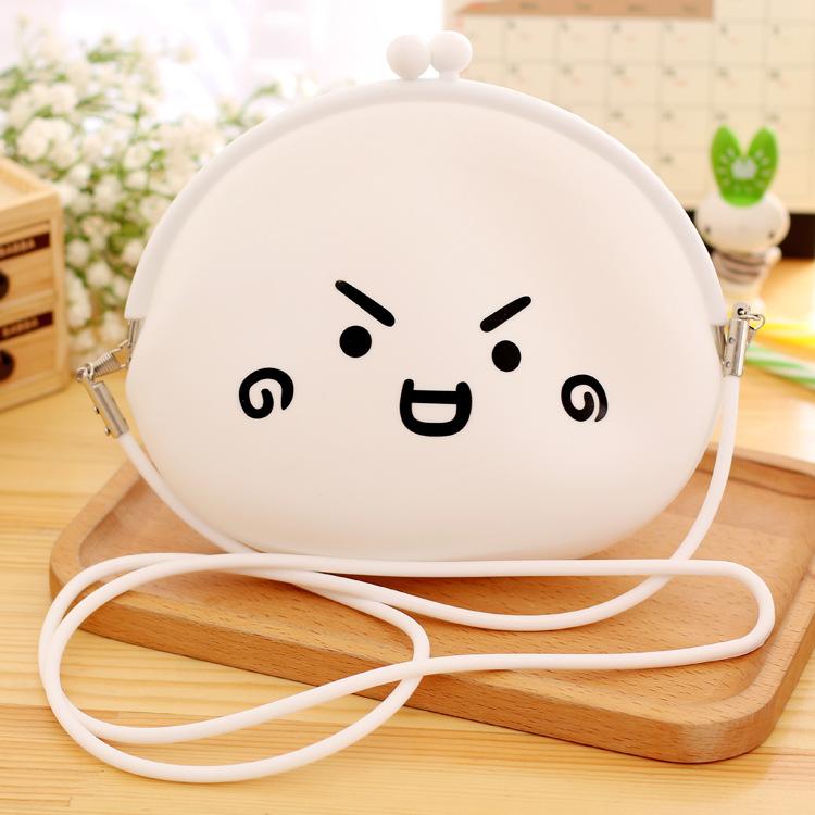 003 Korean cartoon creative zero purse lady silicone lovable wallet for children's coin zero purse wholesale