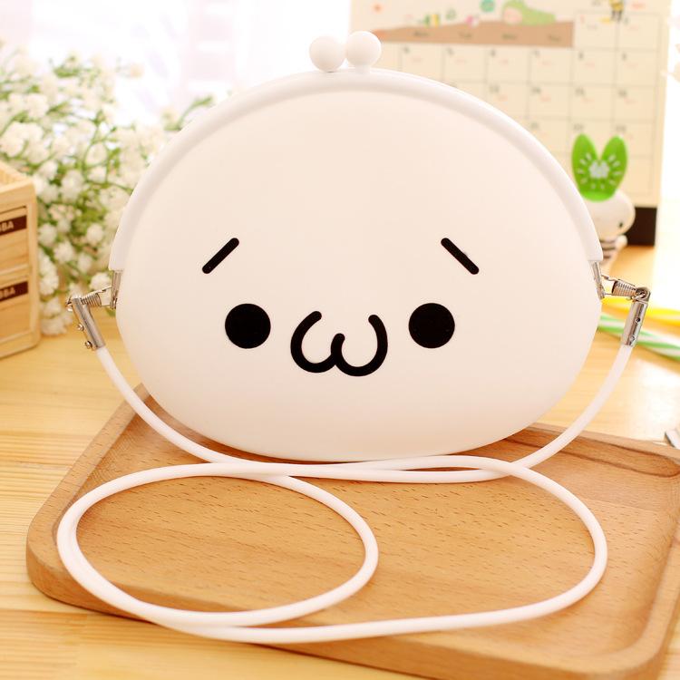 003 Korean cartoon creative zero purse lady silicone lovable wallet for children's coin zero purse wholesale