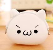 003 Korean cartoon creative zero purse lady silicone lovable wallet for children's coin zero purse wholesale