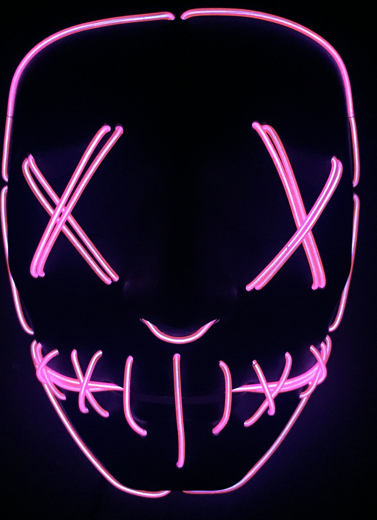 Halloween Led Luminous Mask Horror Grimace Bloody EL wire Halloween Carnaval Party Club Bar DJ Glowing Full Face Masks