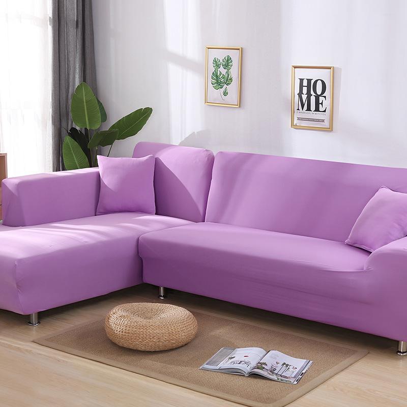 Tight Wrap Sofa Cover Elastic 2 Pieces Sofa Cover If L Style Piece Corner Sofa