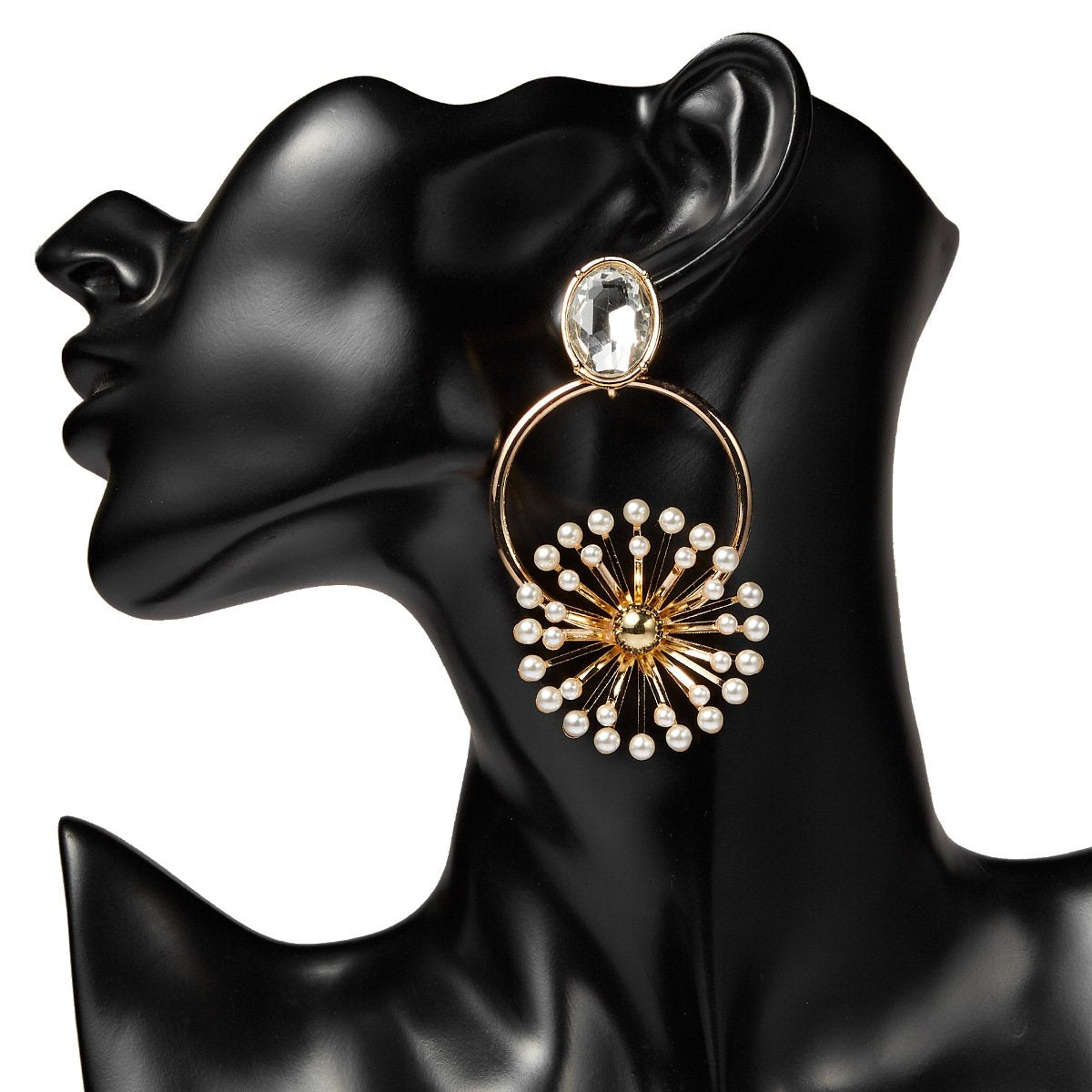 Floral earrings