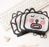 Zipper Handbags Cartoon Cat Wallet