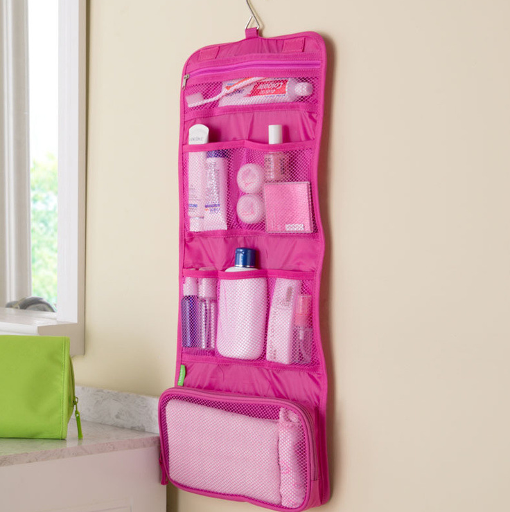 Hangable travel wash bag Large-capacity travel cosmetic bag Travel portable storage bag