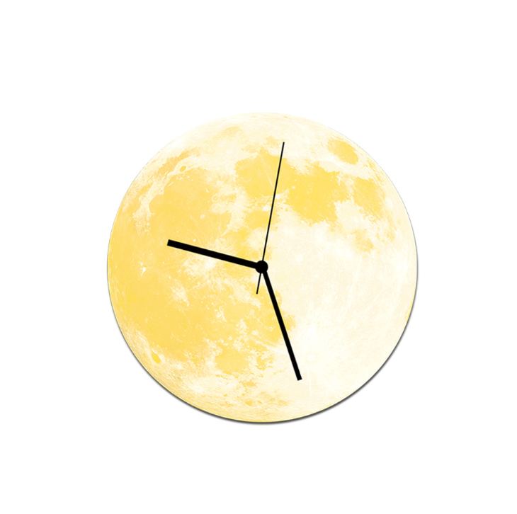 30cm creative luminous wall clock luminous moonlight wall clock wall acrylic waterproof wall clock
