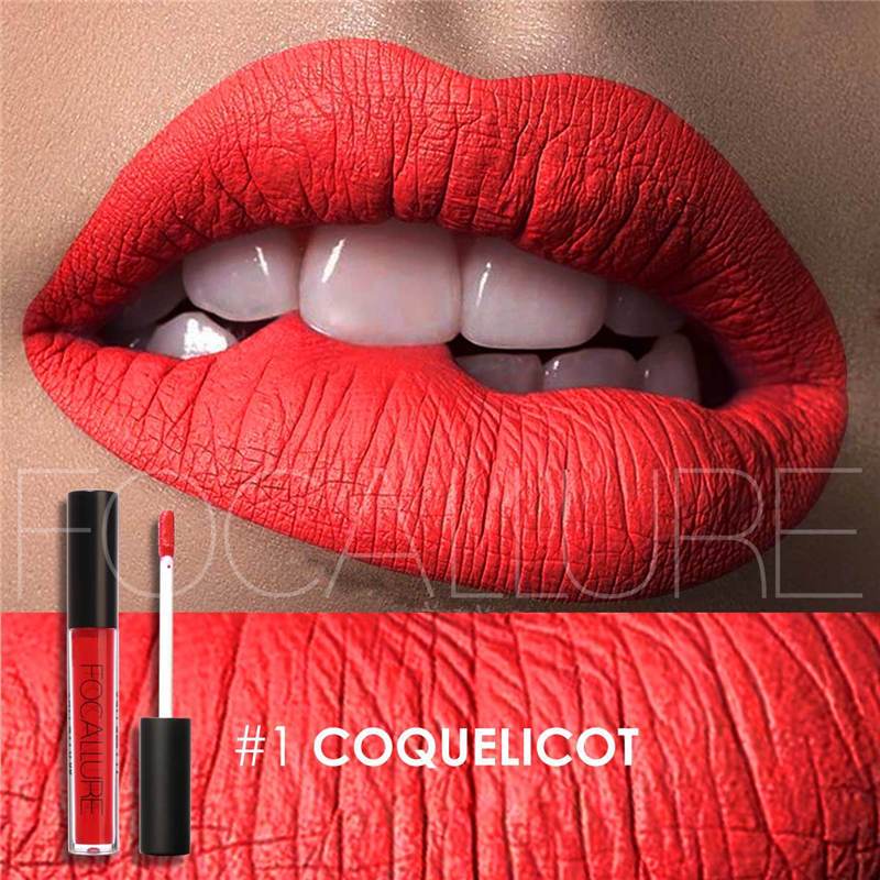 5 Colors Matte Liquid Lipgloss Metallic Lipstick