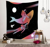 Astronaut spaceman background cloth