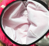 Plush handbags fur shoulder bag