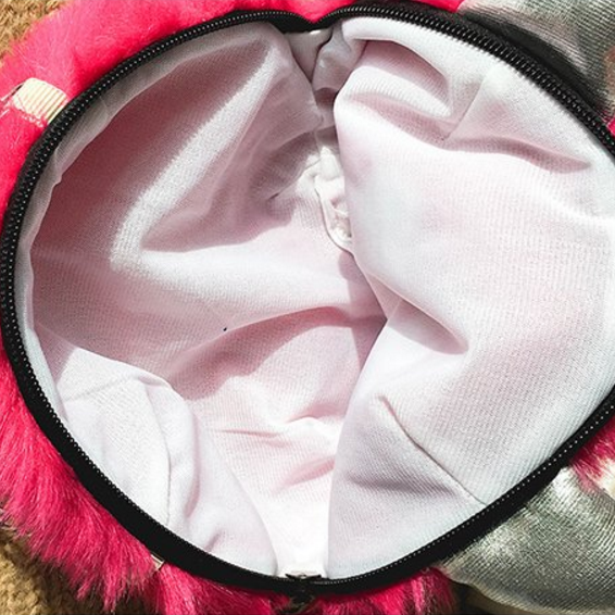 Plush handbags fur shoulder bag