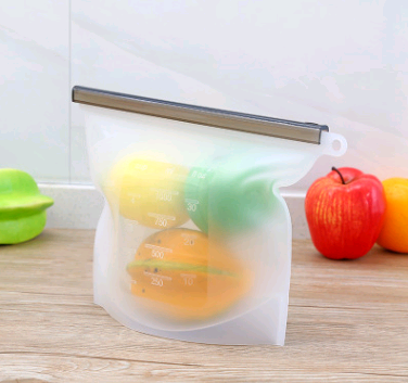 Silicone fresh-keeping bag vacuum sealed