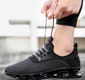 Summer sports shoes breathable men's shoes 2020 new flying woven men's shoes mesh casual shoes student running shoes men's tide