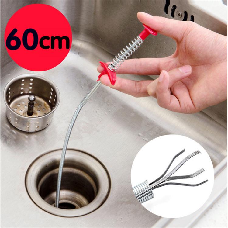 Kitchen pass sewer dredge spring pipe dredge tool