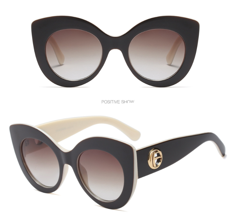 Cat eye PC lens sunglasses