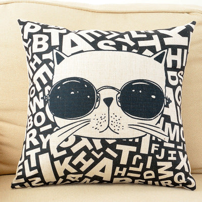 Encantadora almohada de dibujos animados