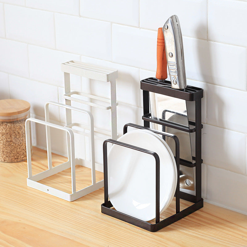 Estante para cuchillos de cocina de hierro