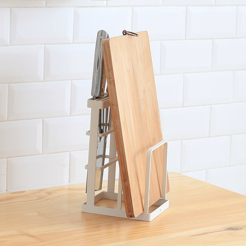 Estante para cuchillos de cocina de hierro