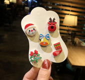 Christmas cartoon badge Sen female cute brooch