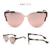 Fashion Women Sunglasses Cat Mirror
