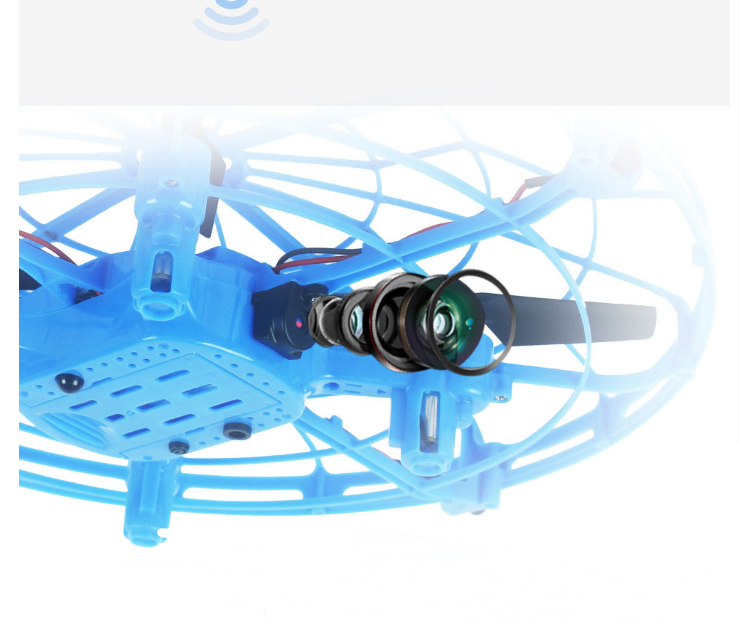 Hand controlled quadcopter