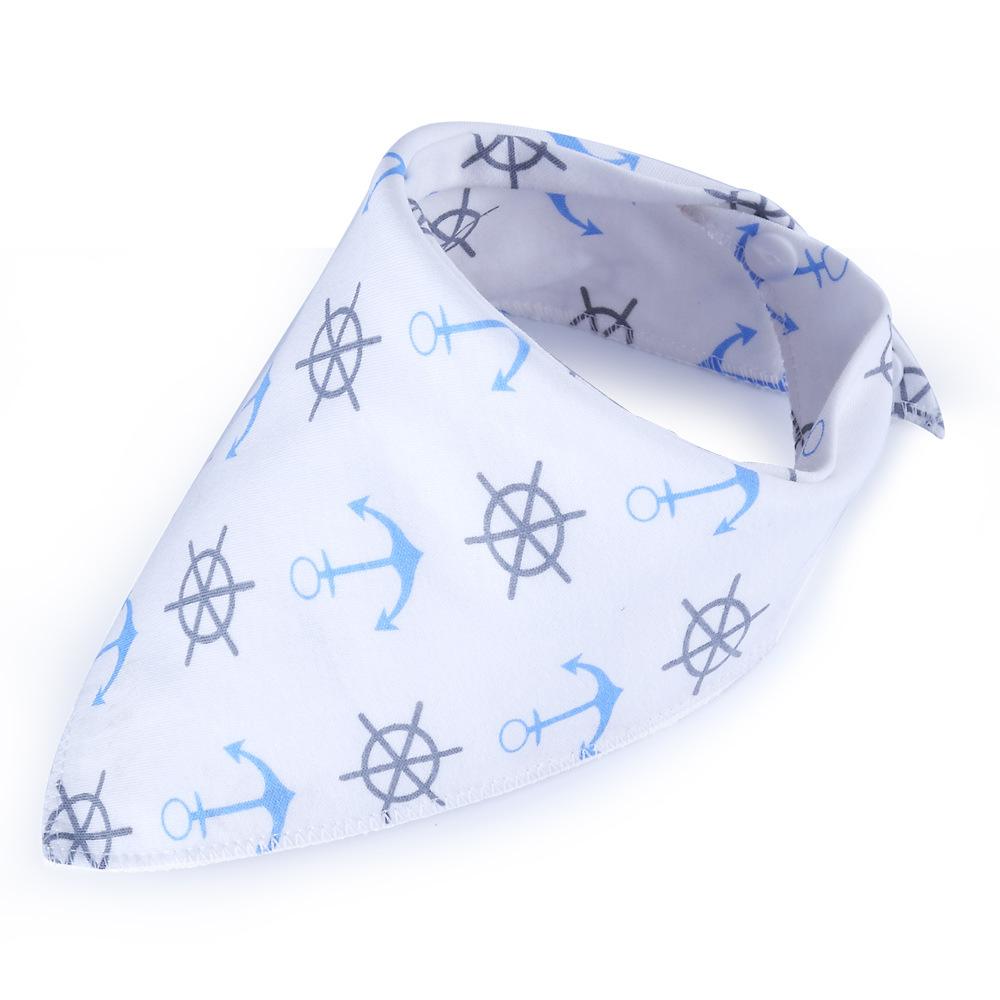 10 styles Cotton triangle towel baby child cartoon saliva towel