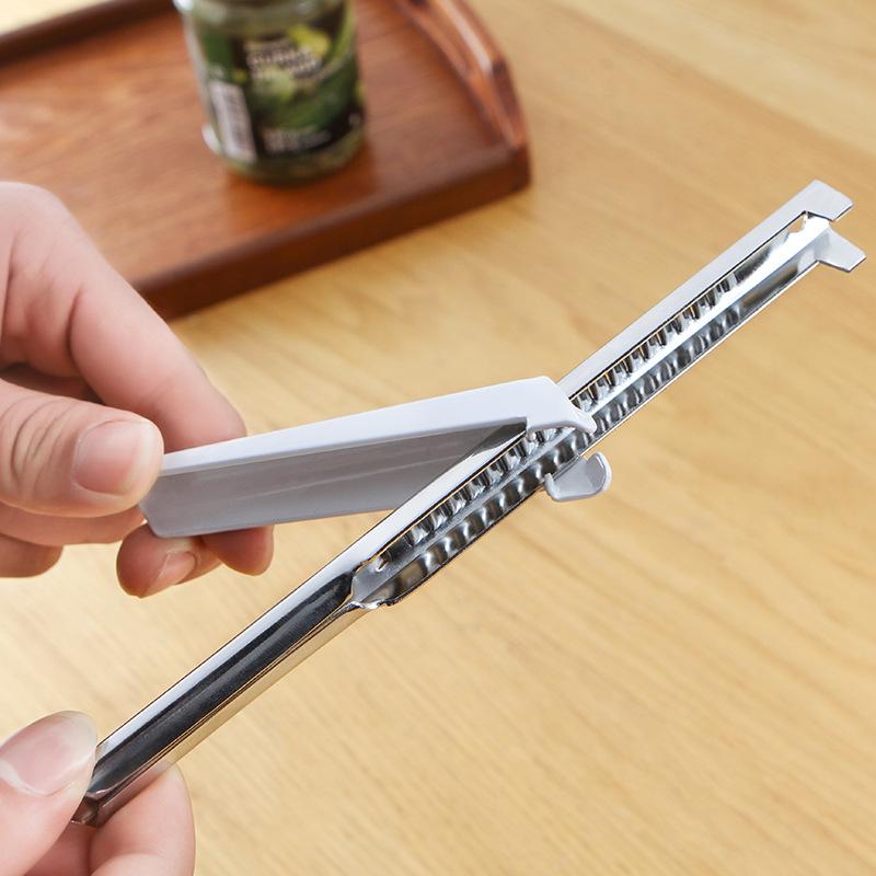 Can opener stainless steel screw cap tool adjustable buckle glass can capping capper