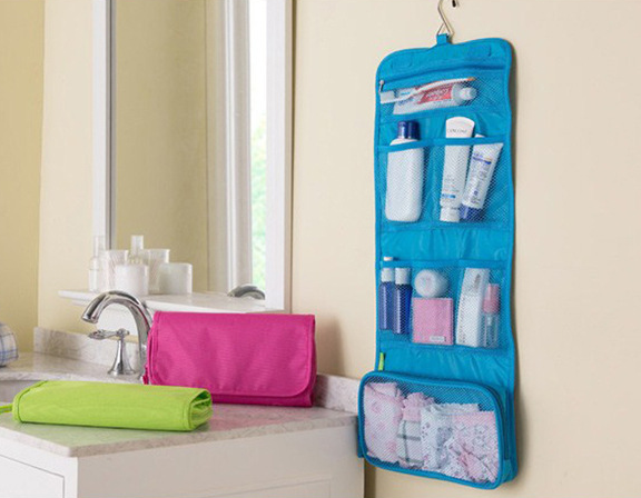 Hangable travel wash bag Large-capacity travel cosmetic bag Travel portable storage bag