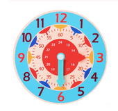 Children Montessori Wooden Clock Toy